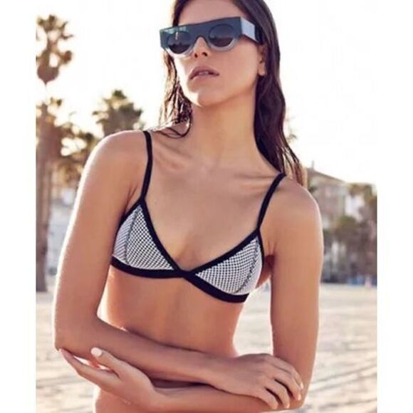 triangl swimwear Other - TRIANGL Black Mesh Ollie Bikini Top - Medium